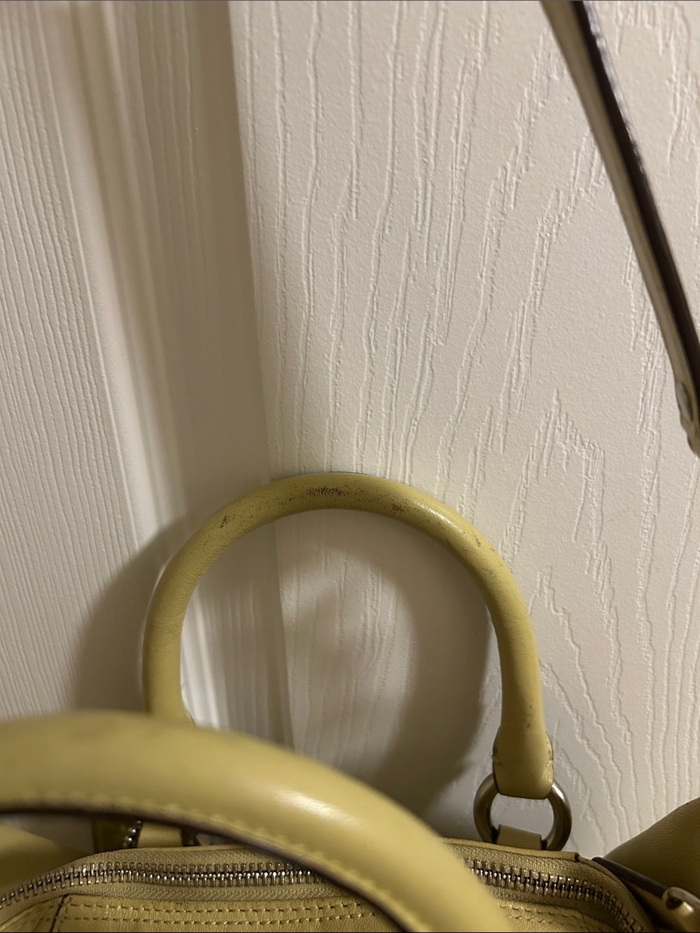 Coach lime green Leather Shoulder Bag with Top Handles - Picture 9 of 16